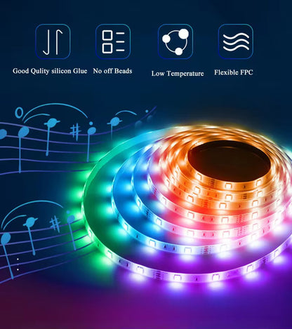 [New] DreamColor RCBIC Music Sync LED Strip Lights [ 10 Meters ]