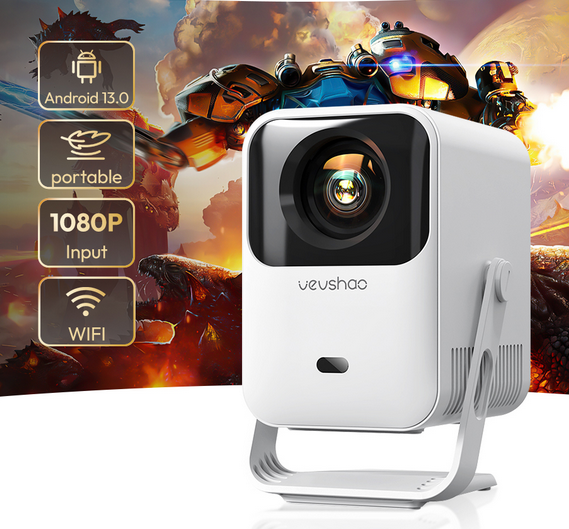 Echo - A15 4K Projector Android 13 2025 Mini Portable LCD Home Theater Projector