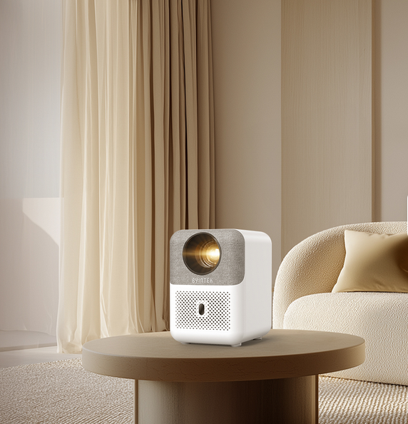 Aero - U4 Dust-Proof Smart WIFI 3D LCD Home Theater 4k Projector with Fabric Art