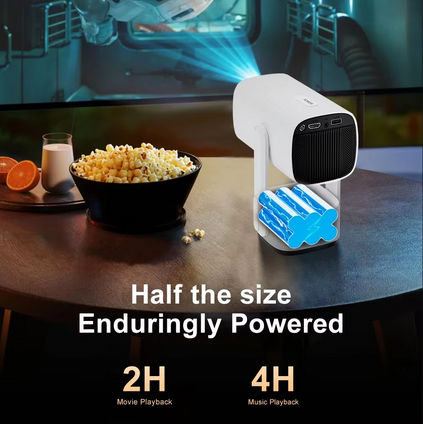 Nova ™ (New) | Battery Powered Projector Android 11.0, Native 1080P, 32G Large Capacity, WiFi6 & Bluetooth5.4 [ + FREE Tripod ]