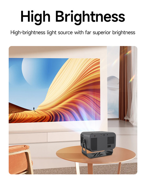 Nebula - 1080P; Android 13 Smart Home Projector with Wi-Fi and HDR10+