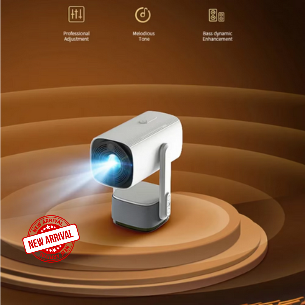 Nova ™ (New) | Battery Powered Projector Android 11.0, Native 1080P, 32G Large Capacity, WiFi6 & Bluetooth5.4 [ + FREE Tripod ]