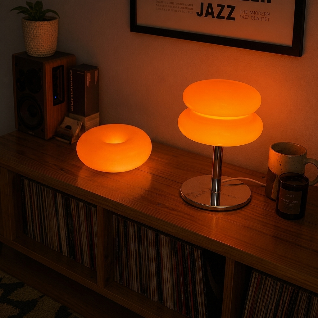 The Soft Living Bundle [ Lotus & Doughnut Lamp Pair ]